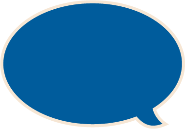 blue speech bubble