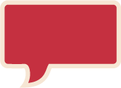 red speech bubble