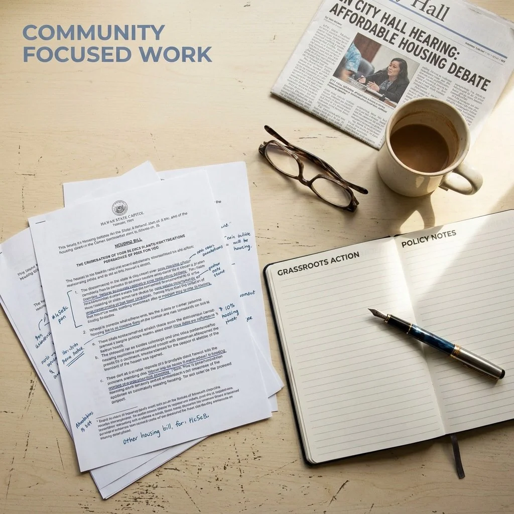 Behind every policy note is a local family providing a home. We&rsquo;re committed to the grounded, community-focused work that supports Hawaii&rsquo;s independent housing providers. It&rsquo;s about experience, not headlines. Visit the link in our b