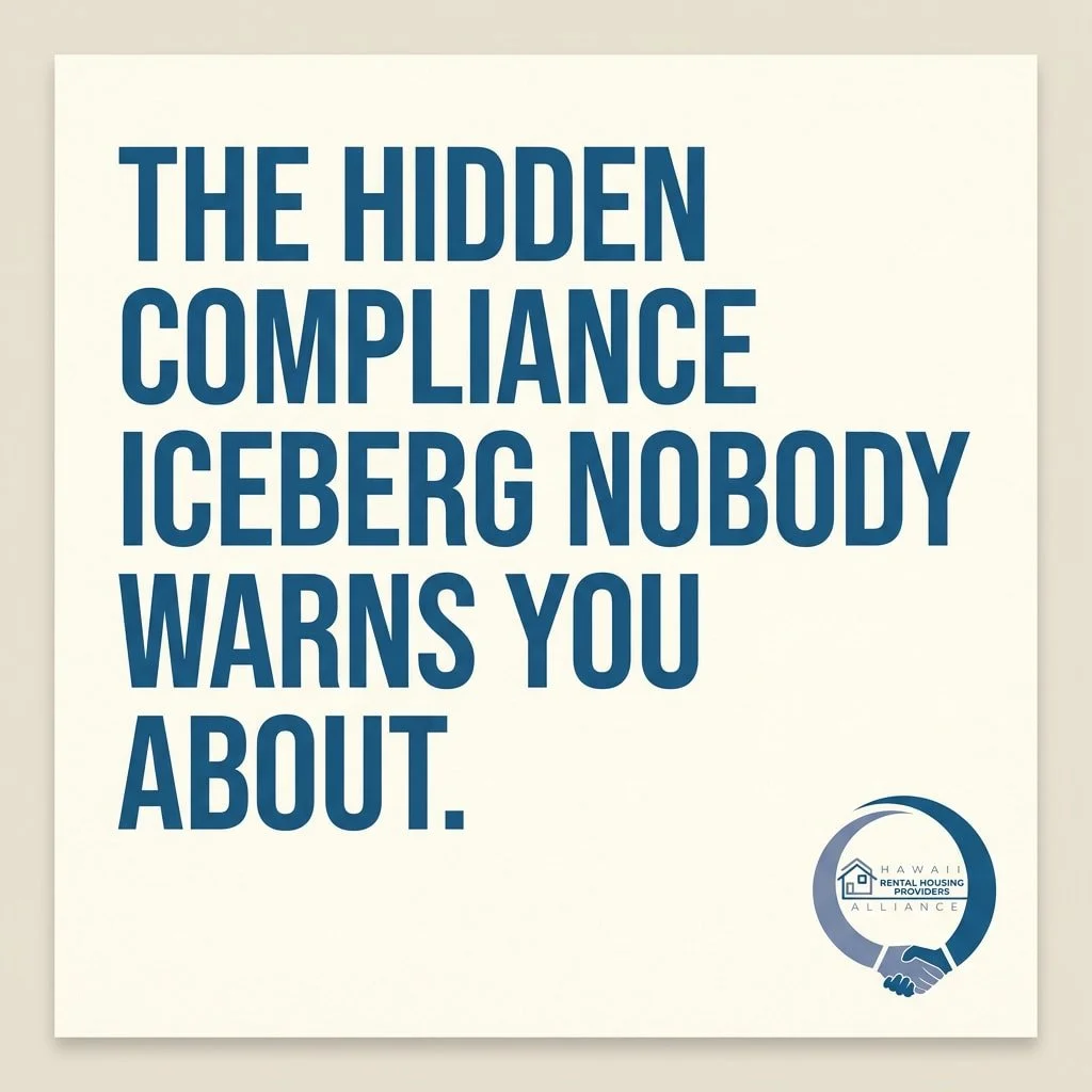Success in housing starts with what&rsquo;s below the surface. Compliance and paperwork are the foundations of a stable rental business. We help our members navigate the hidden requirements with confidence. Join the Alliance today.

#HawaiiRealEstate