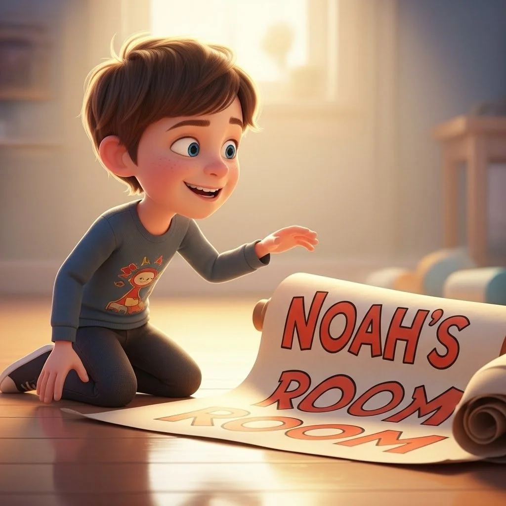 Not every masterpiece is made for the fridge.

Some are rolled out on the floor, with a proud smile and a dad kneeling nearby. This is what showing up looks like. The quiet moments. The banners that say more than words ever could.

Discover gifts tha