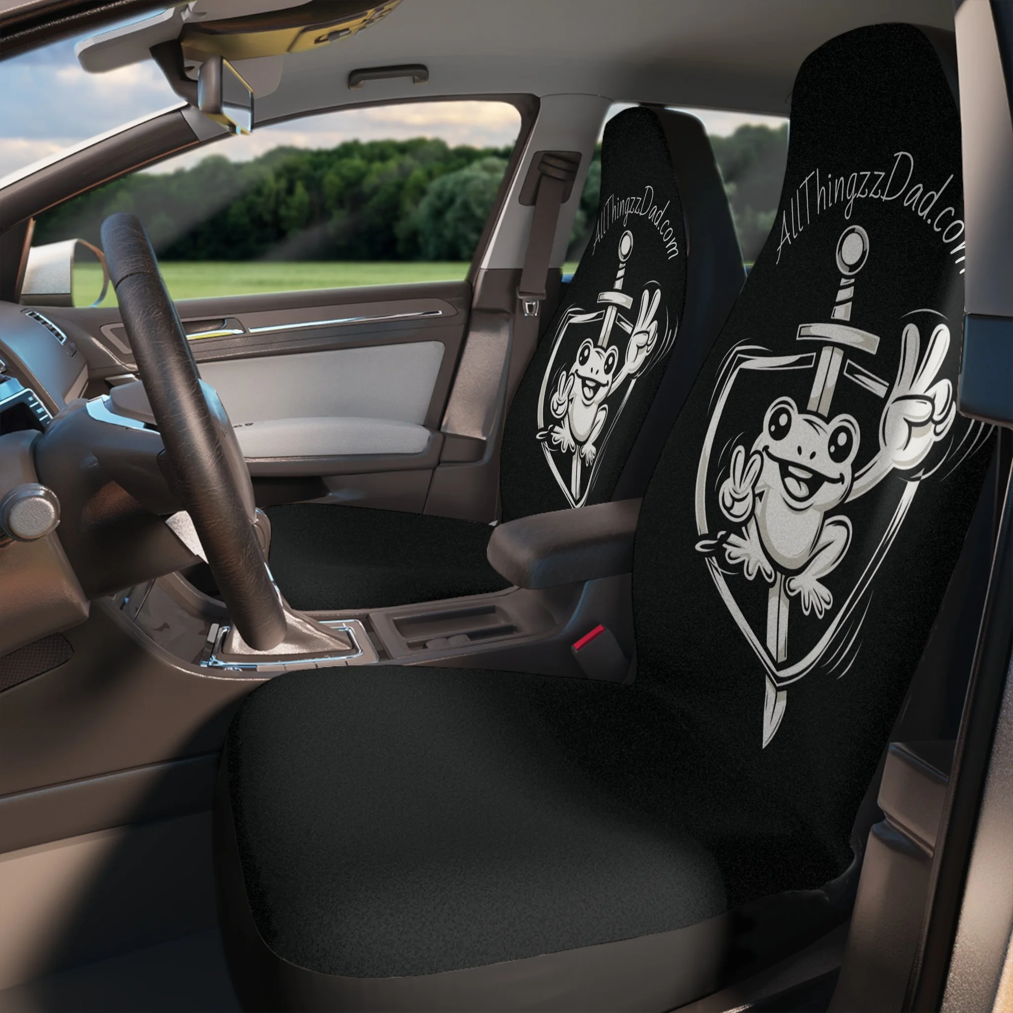 Frog Logo Car Seat Covers — AllthingzzDad.com Auto Seat Protectors