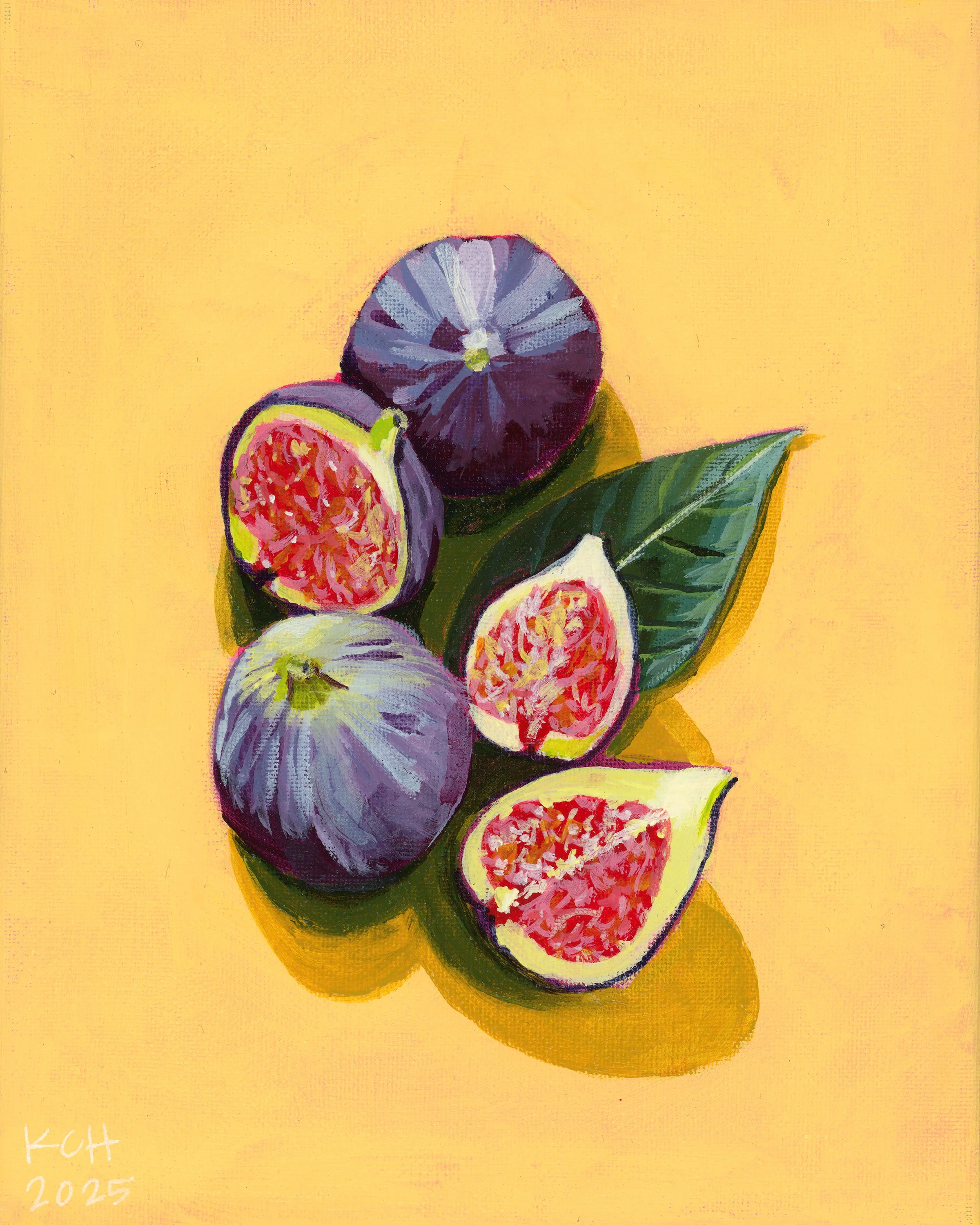 Figs · 8x10 · Acrylic on canvas · 2025