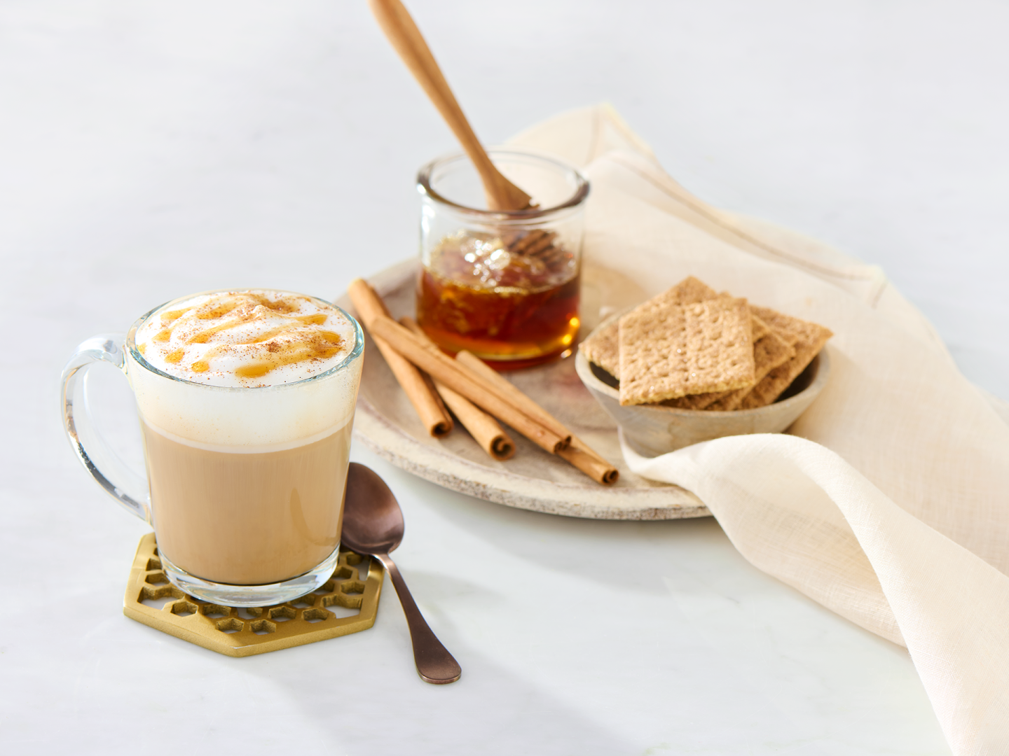 Macchiato with honey