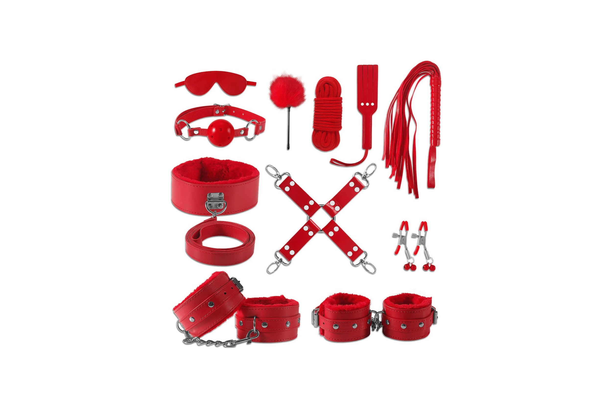 BDSM Restraints for Couples - SEXY SLAVE Bed Restraint Kit
