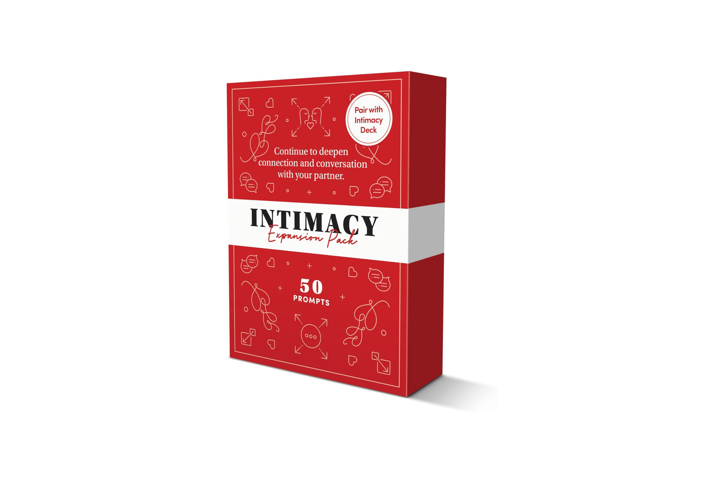 BestSelf Intimacy Deck Expansion Pack - 50 Conversation Starters, Meaningful Couples Game.