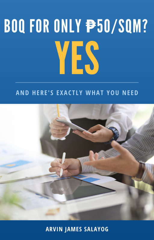 BOQ for Only ₱50/sqm? Yes, and Here's Exactly What You Need