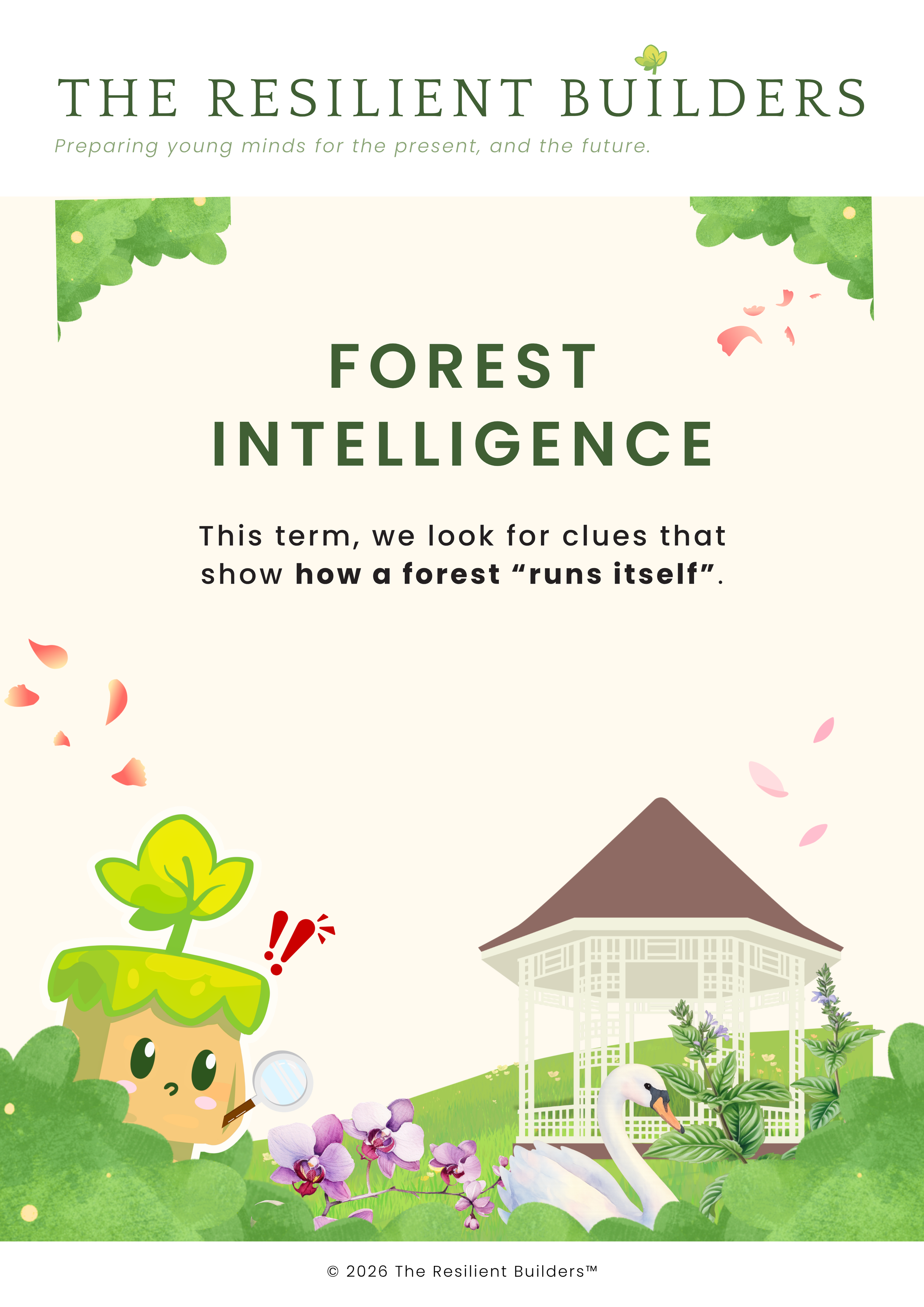 A magazine cover page of expedition at the Singapore Botanic Gardens