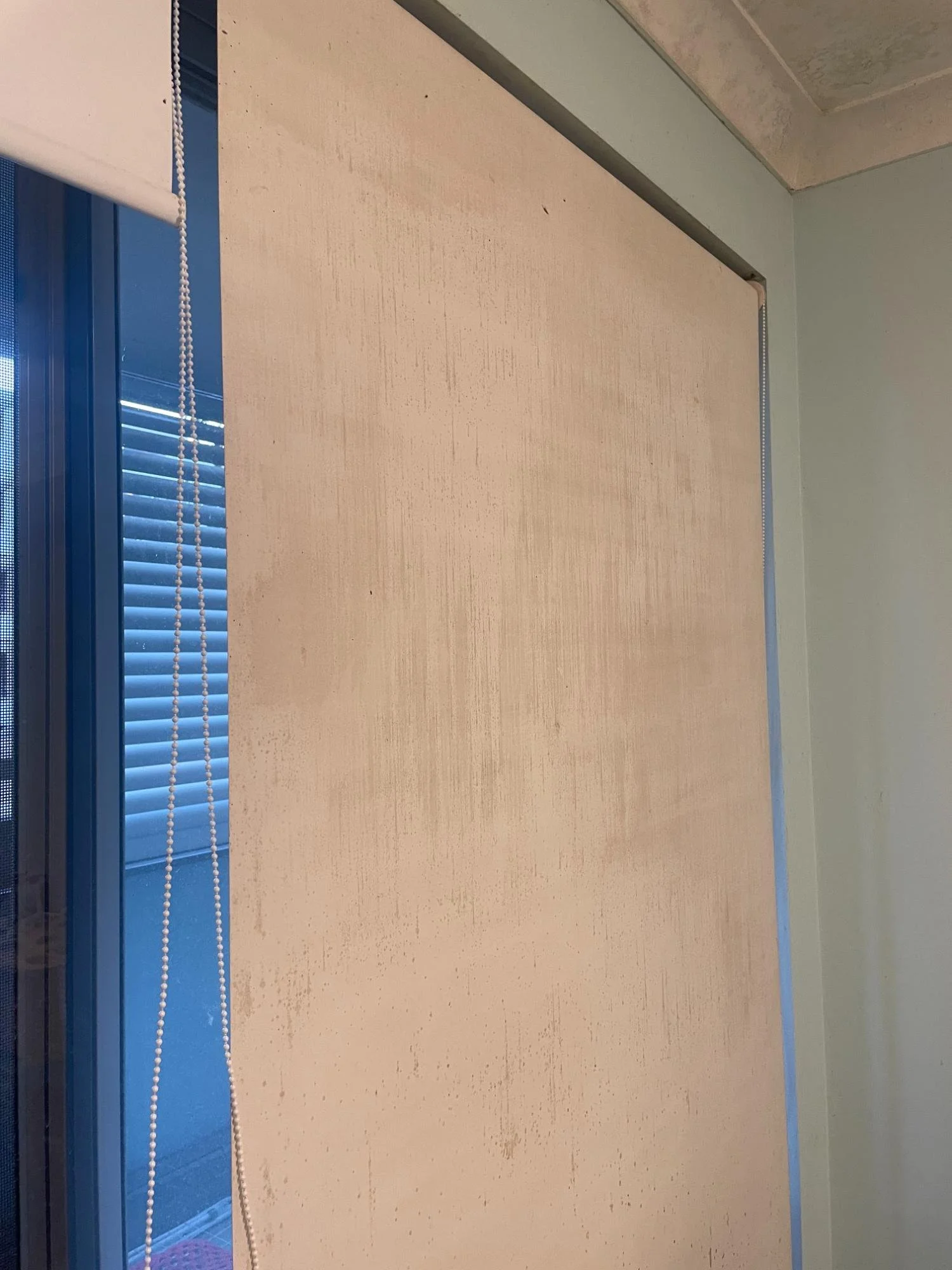 Bedroom window blind before deep cleaning by Kat Clean Sydney, NSW