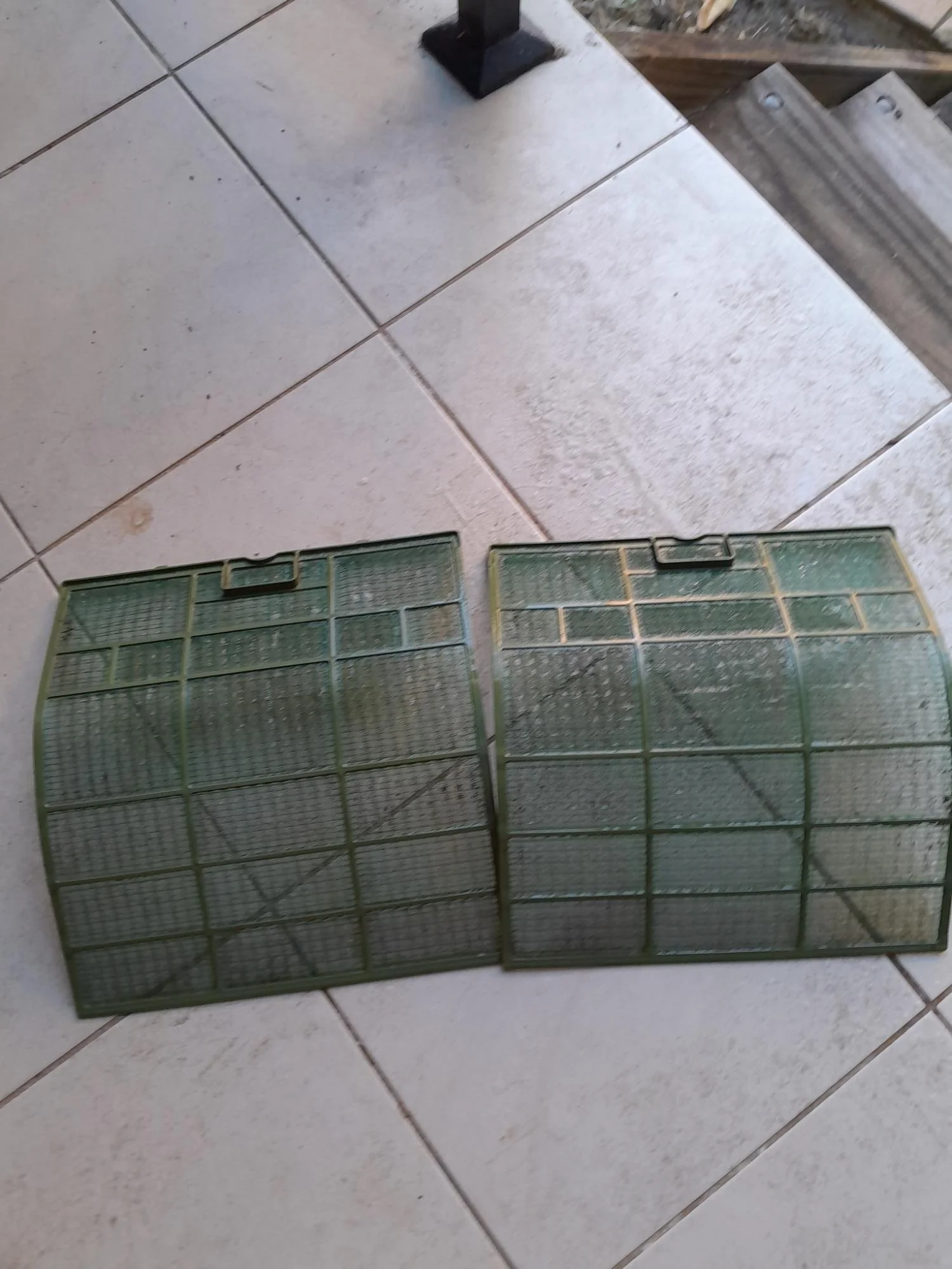 Air conditioning filters after deep cleaning by Kat Clean Sydney, NSW