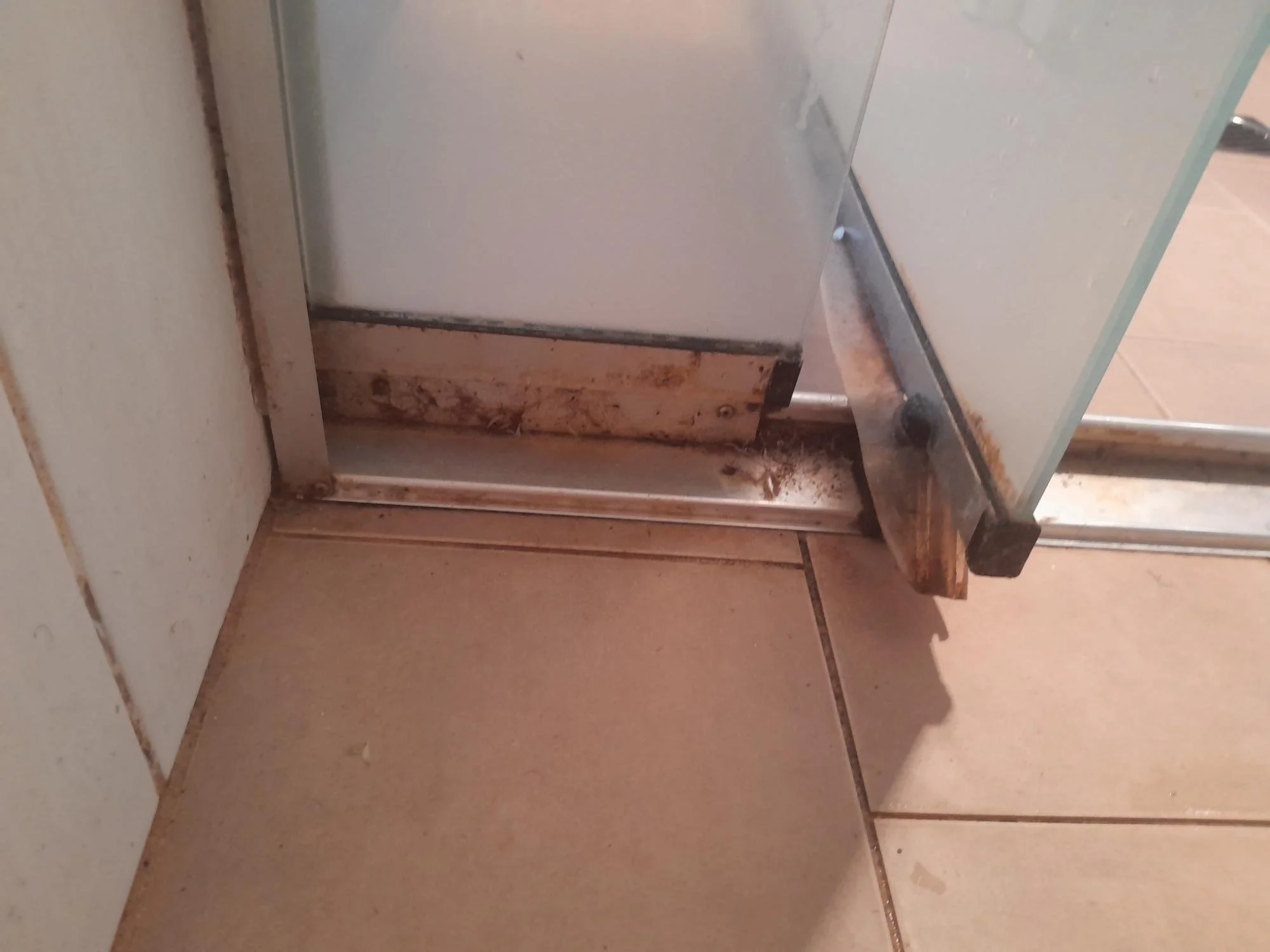Bathroom shower before deep cleaning by Kat Clean Sydney, NSW