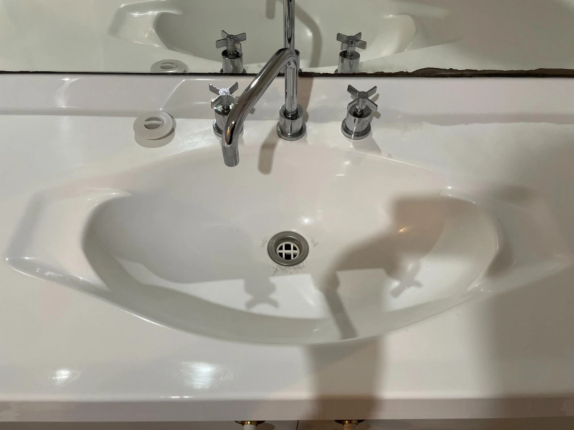 Bathroom sink after deep cleaning by Kat Clean Sydney, NSW