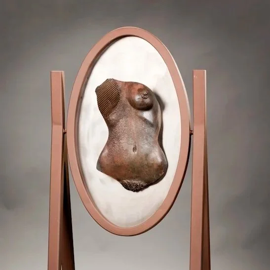 The Reconstruction (2000). Bronze, steel.