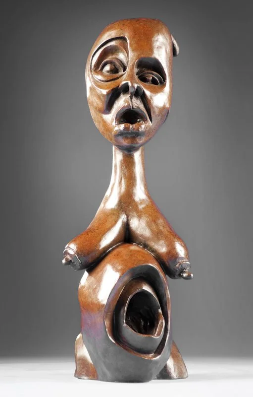 Brigitte  (1998).
Bronze, 45 x 15 x 18 cm.