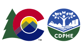 Colorado Department of Health and Environment logo