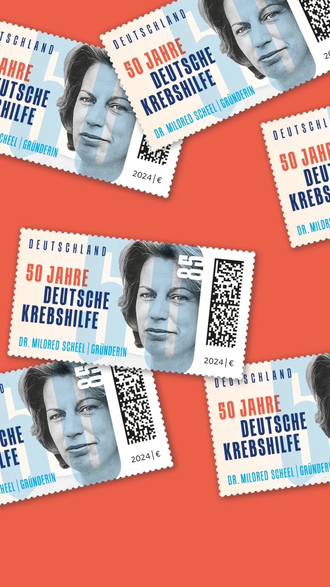 Briefmarke Krebshilfe