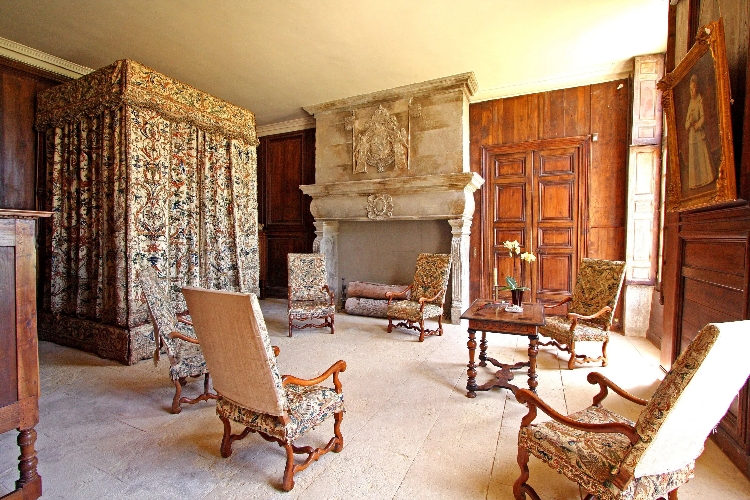 La chambre du Roi du Château de Pennautier