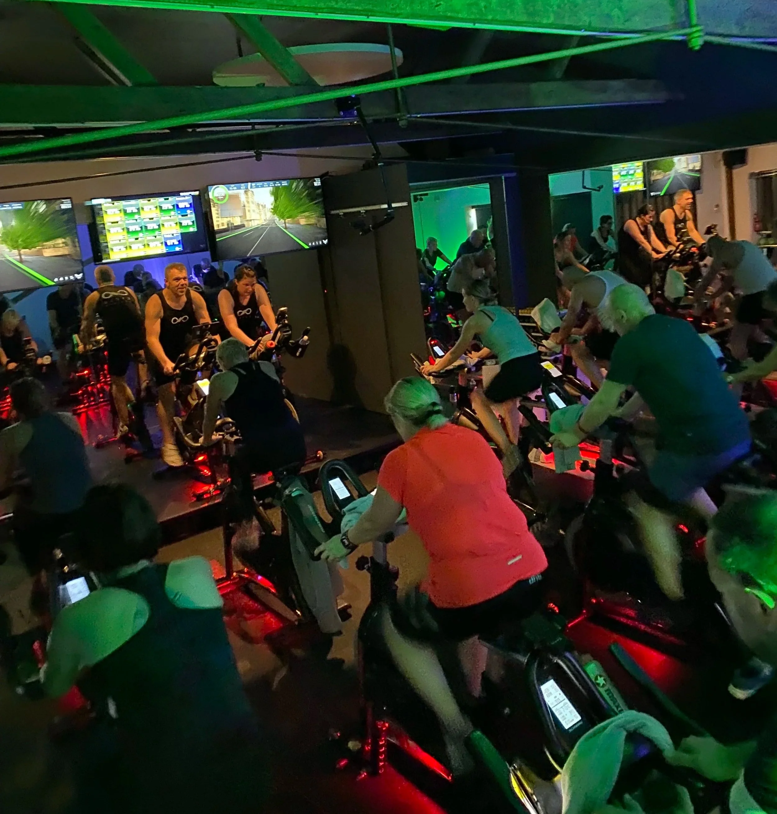 Indoor cycle session