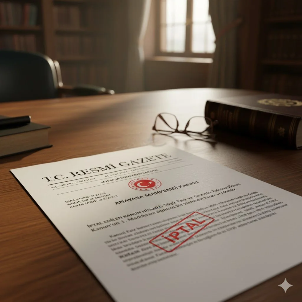 ANAYASA MAHKEMESİ İÇTİHADINDA DEVRİM: MÜLKİYET HAKKI VE KANUNİ FAİZİN İPTALİ (E. 2024/24, K. 2025/164) 