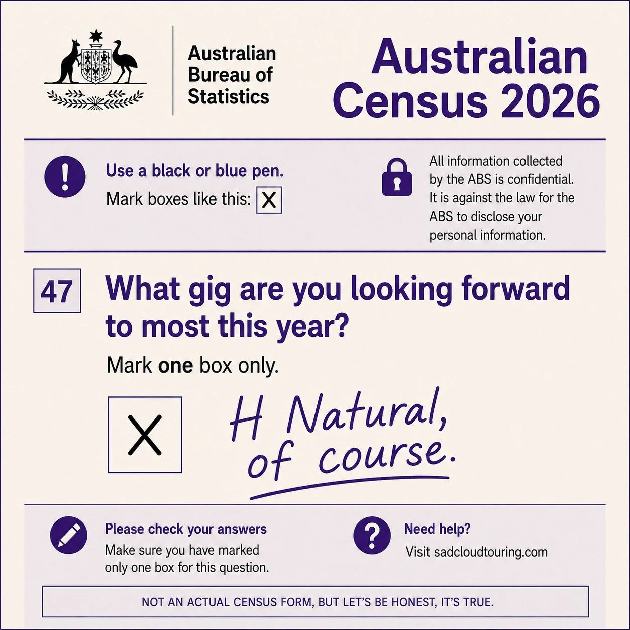 Census done! 😁