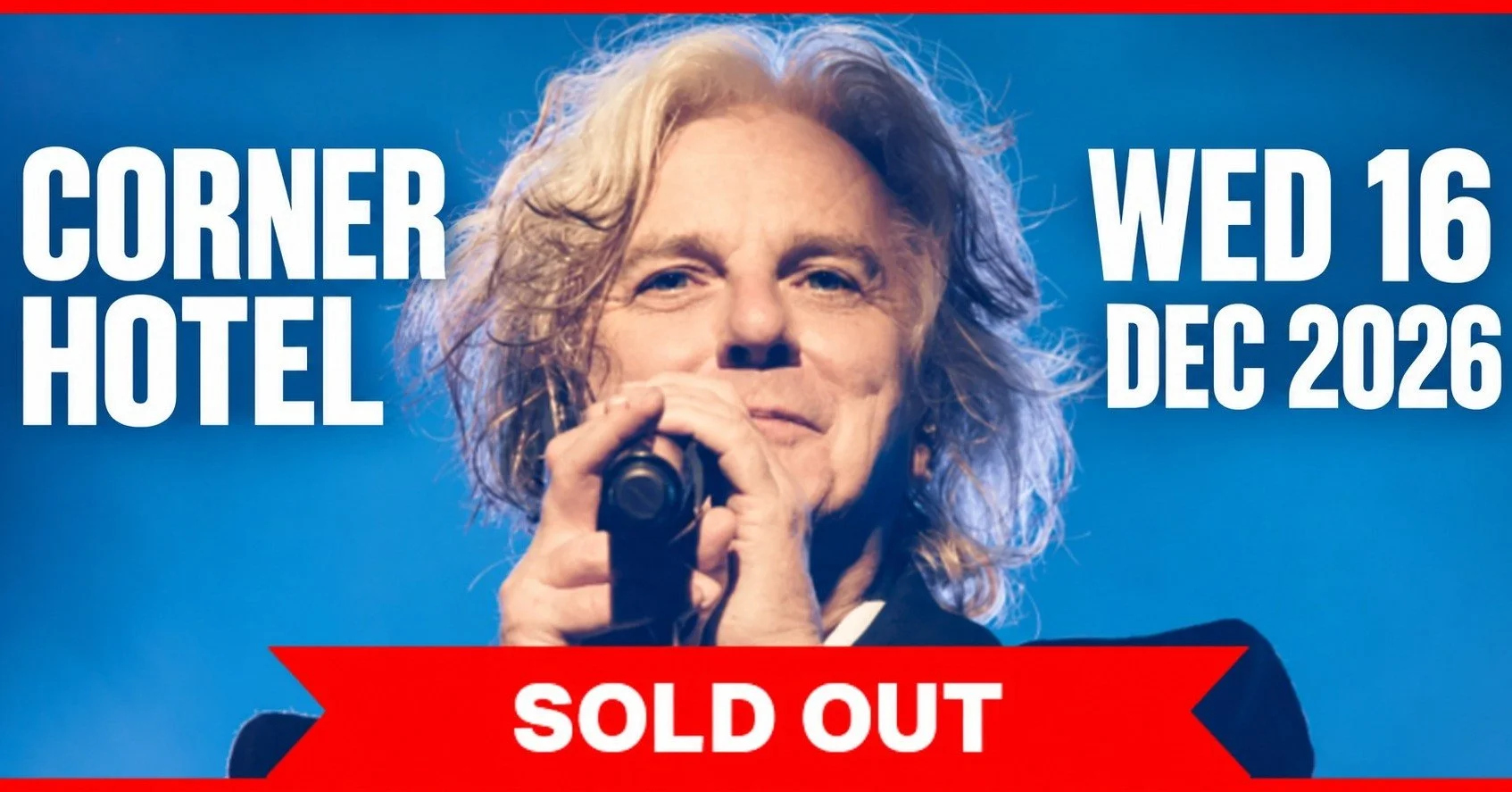 YOU LEGENDS!!!!

Night 1 at the Corner Hotel is now officially SOLD OUT!

Thank you so much to everyone who&rsquo;s bought a ticket and supported this once in a lifetime tour. It means so much to see Aussie fans come together to welcome Steve here fo