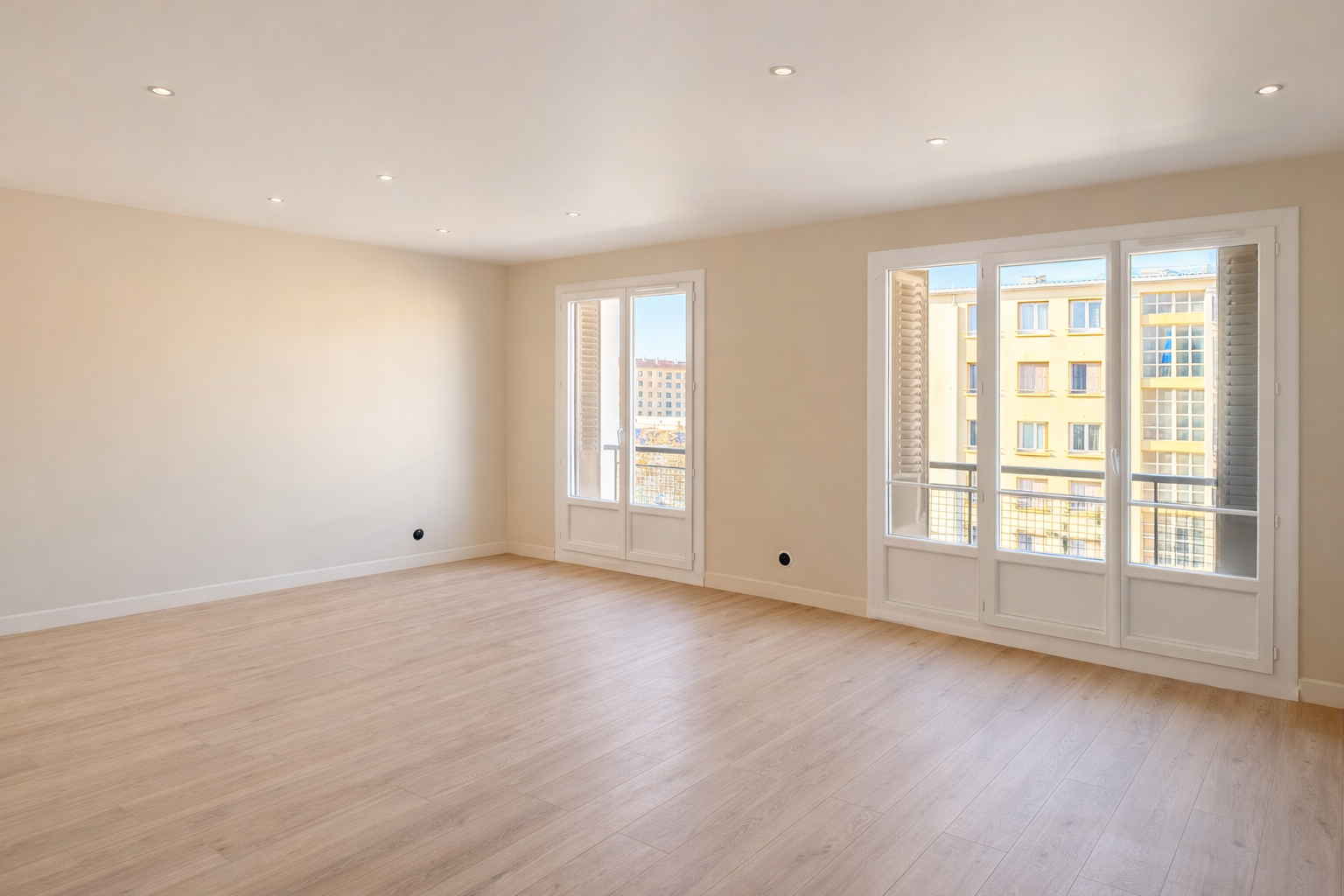 Appartement rénové à Villeurbanne, dans le Rhône (69).