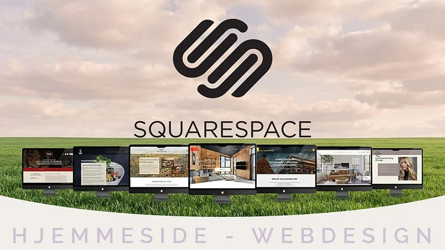 Squarespace Webdesigner Hjemmeside Bureau i Aalborg