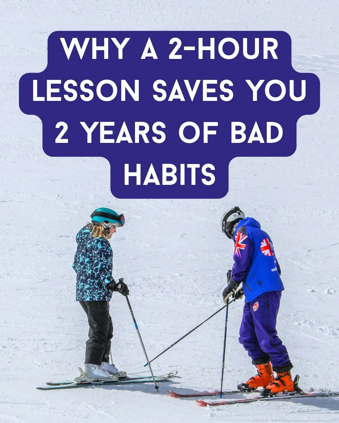You can buy the best jacket and the fastest skis, but you can&rsquo;t buy a &ldquo;natural&rdquo; stance&mdash;unless you book a lesson. 🎿
Most &ldquo;intermediate&rdquo; skiers are just beginners with really strong legs who are working too hard. We