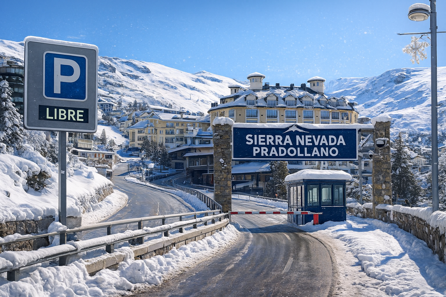 Parking in Sierra Nevada Pradollano
