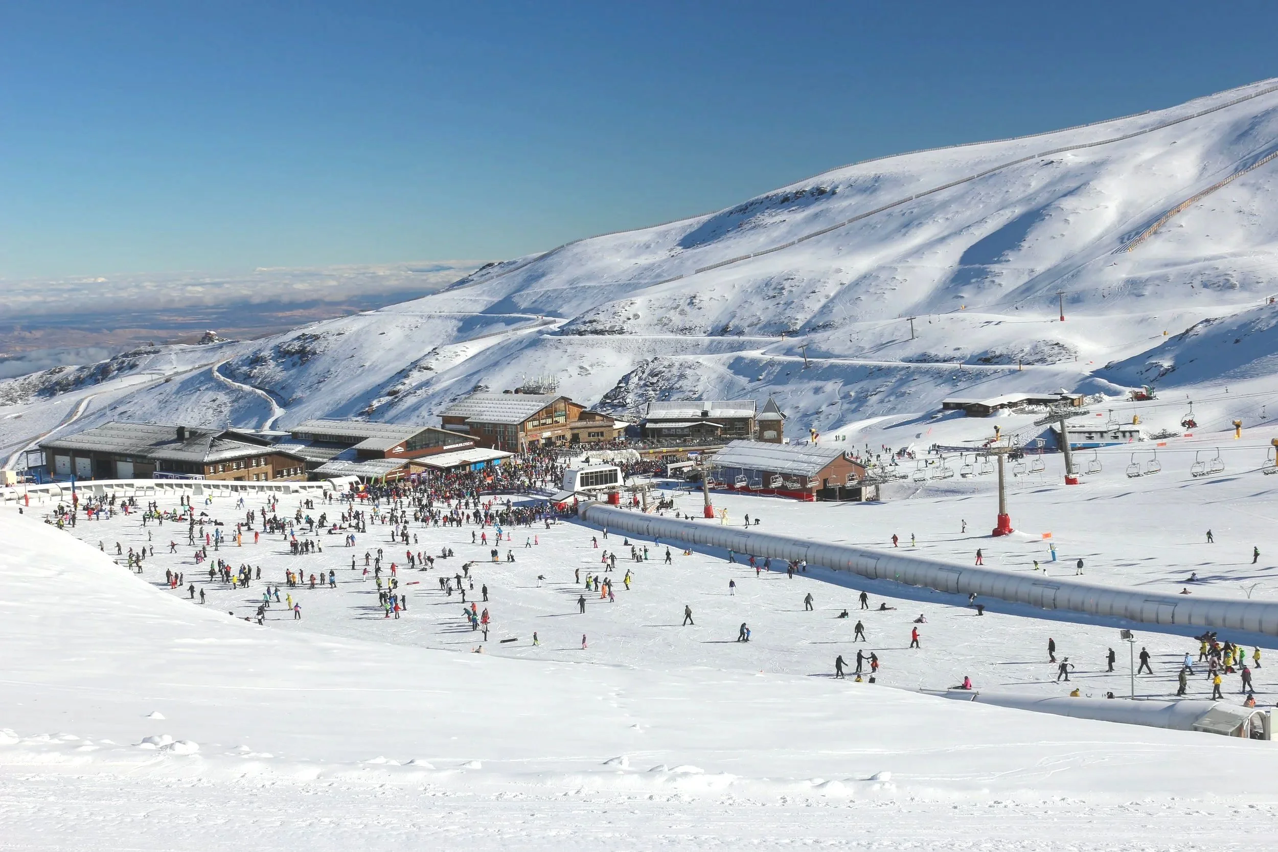 Borreguilles in Sierra Nevada where you can find the British Ski Center