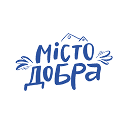 Logo with the words 'MICTO DOBRA' and a mountain graphic above, surrounded by a circular border.