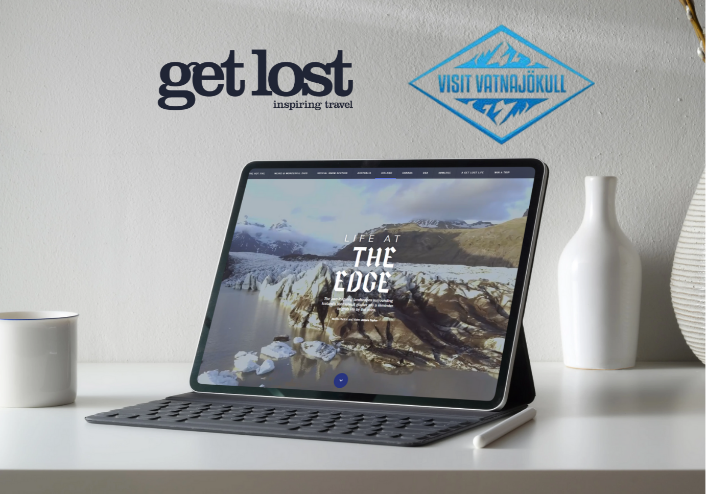 Get Lost  x  Visit Vatnajokull