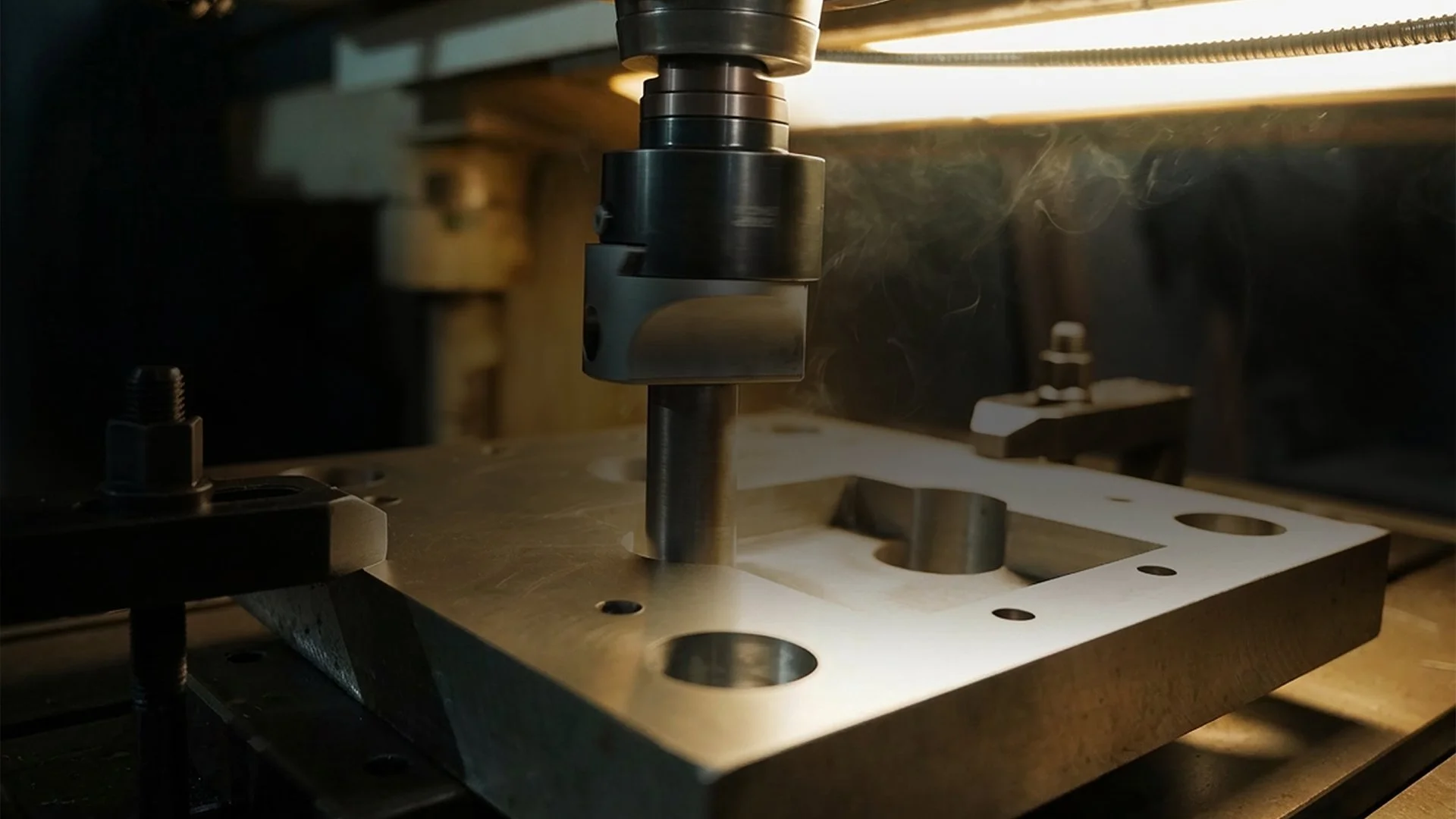 Wire Cut EDM Sparks in In-House Tool Room for Progressive Die Making