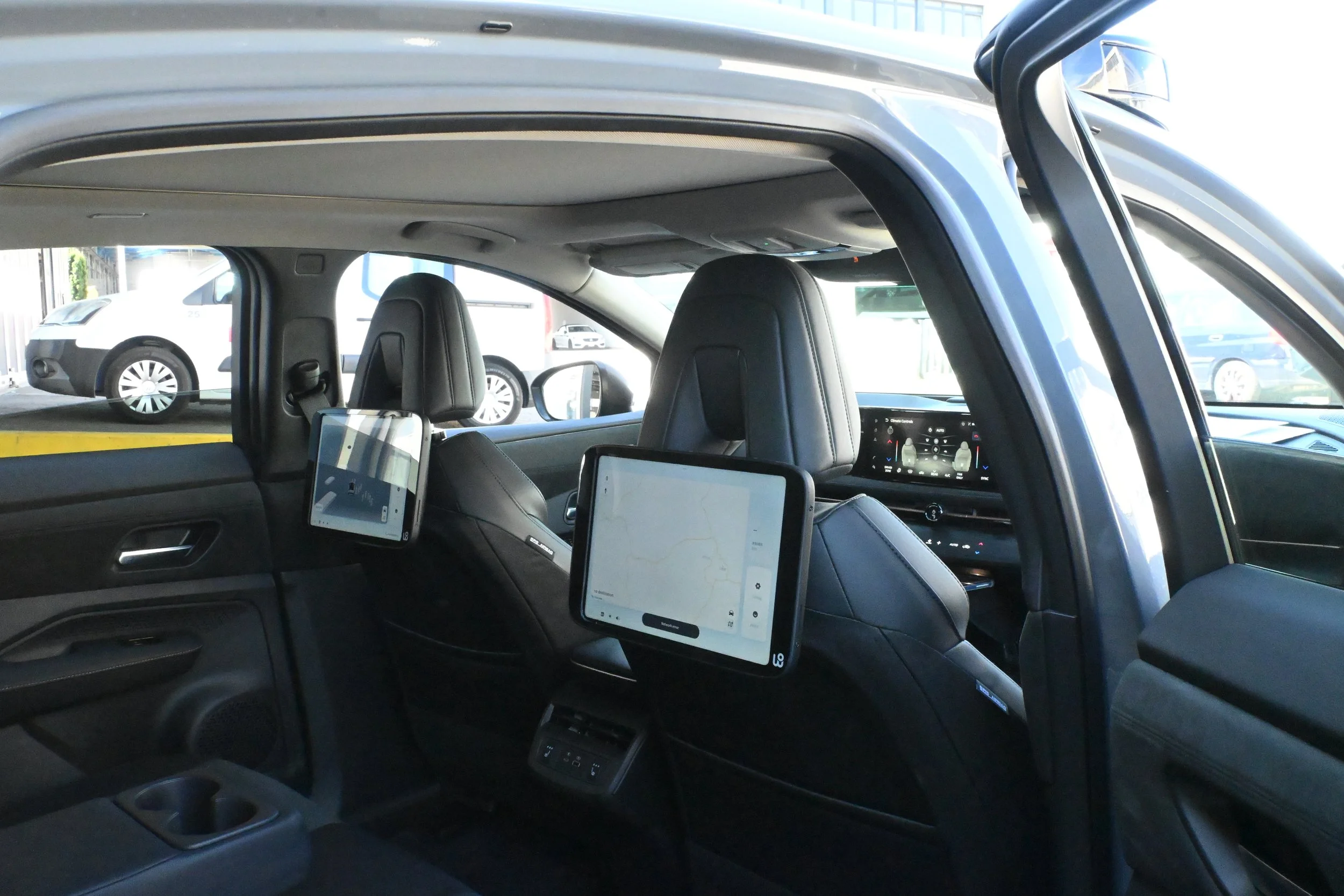 Innenraum des Testfahrzeugs