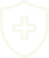 A shield emblem with a medical cross inside
