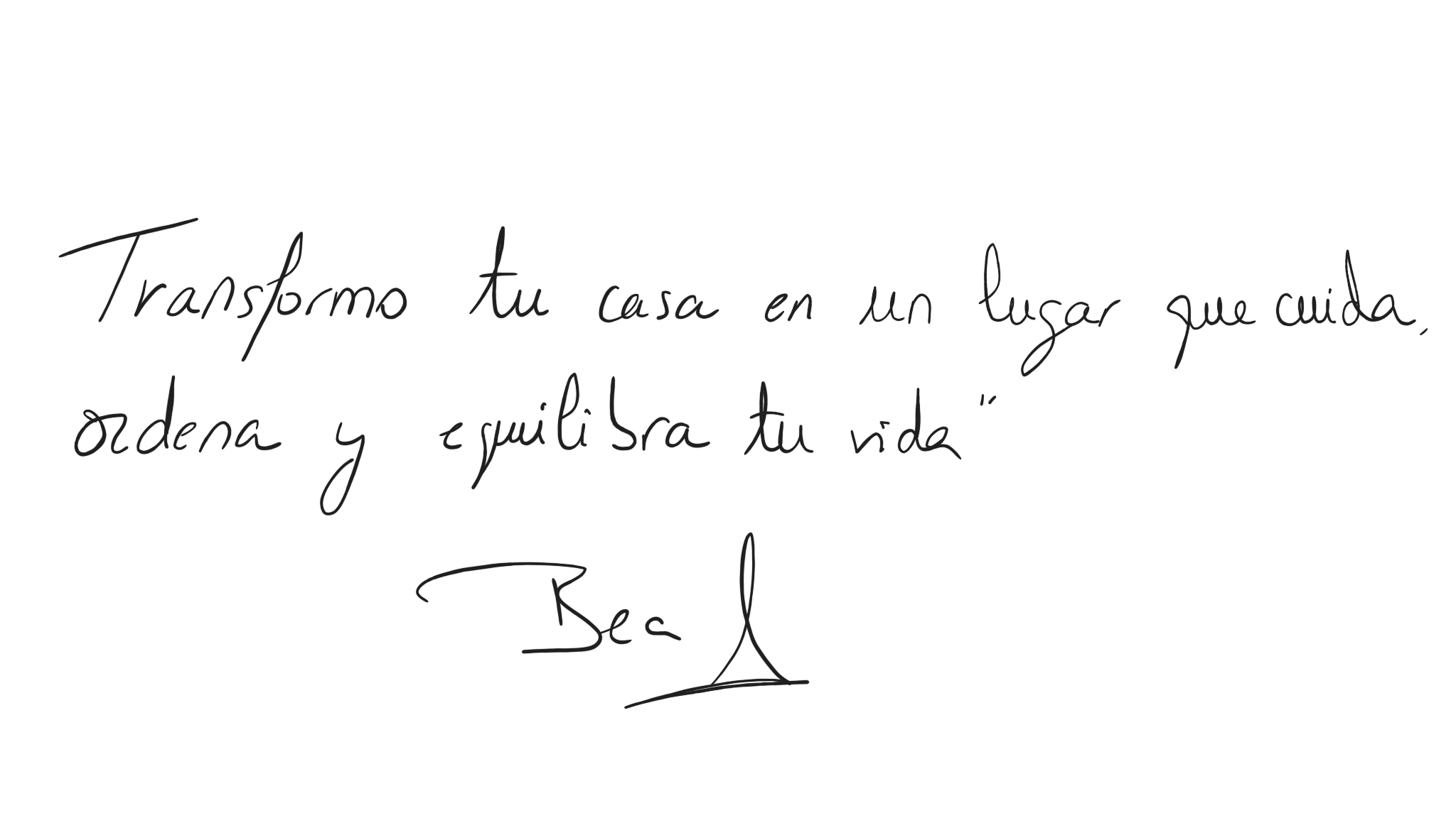 Firma Bea Espacios con Sentido