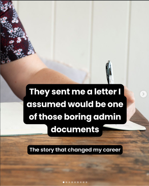 The story that changed my career