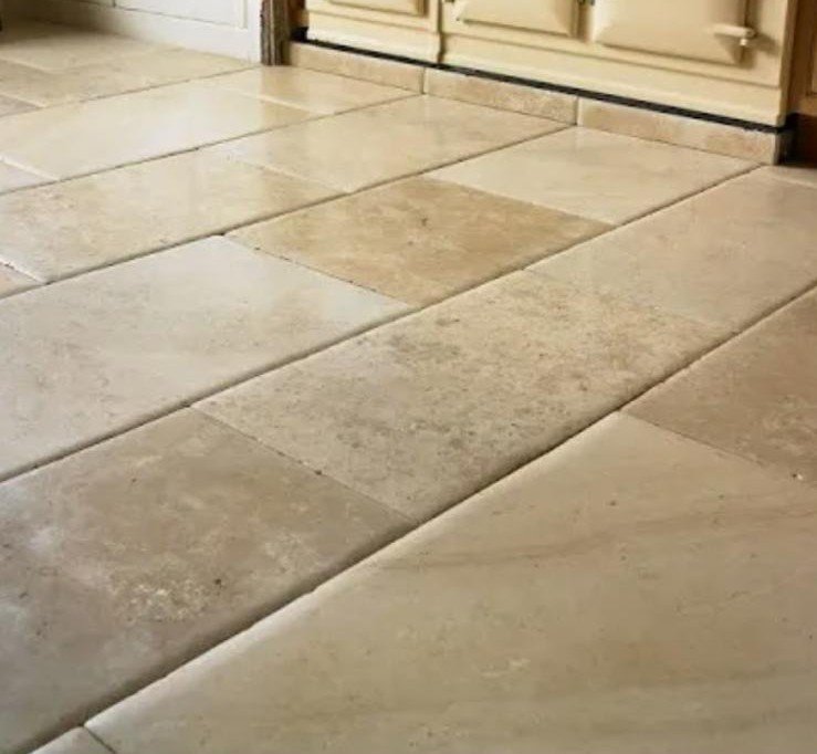 Internal porcelain flooring