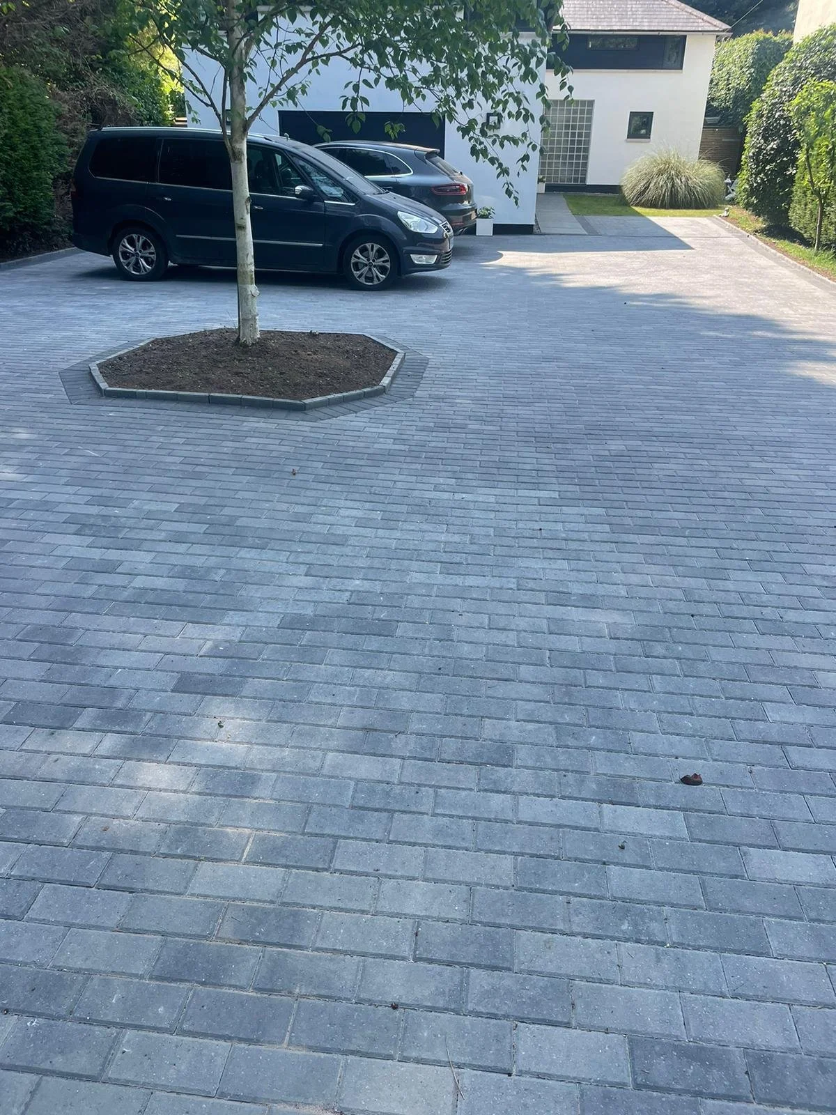 Block paving