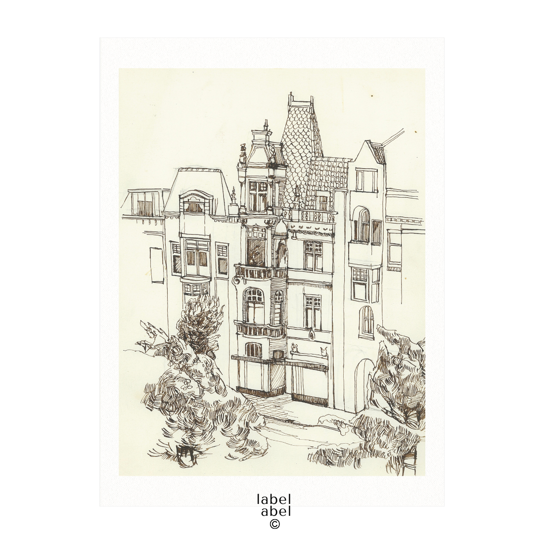 Stadse Gevels - 21×30 Print