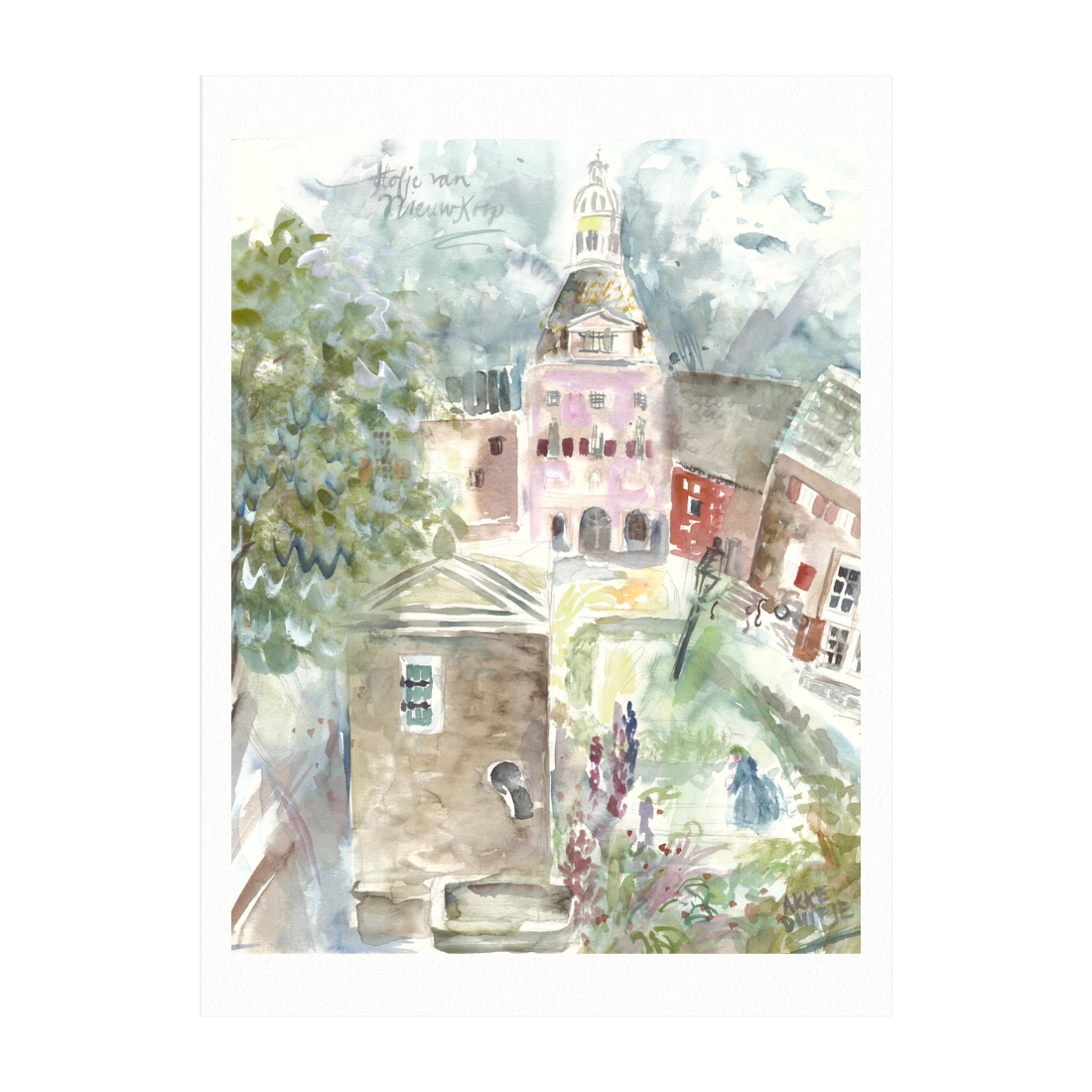 Hofje Van Nieuwkoop - 30×42 Print