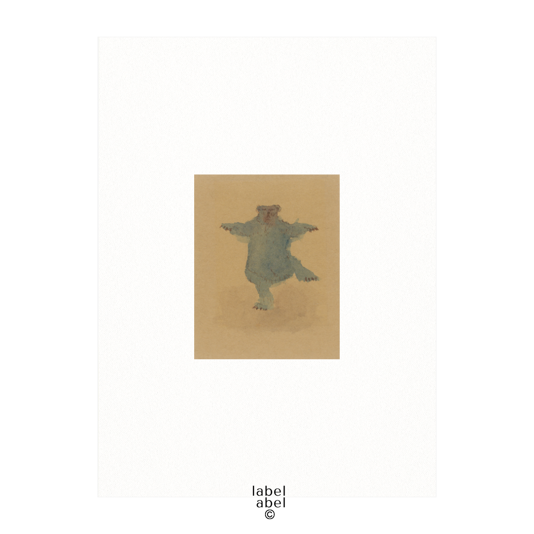 Dancing Bear - 21×30 Print