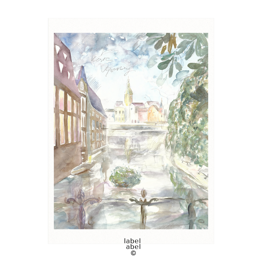 Korte Vijverberg - 30×42 Print