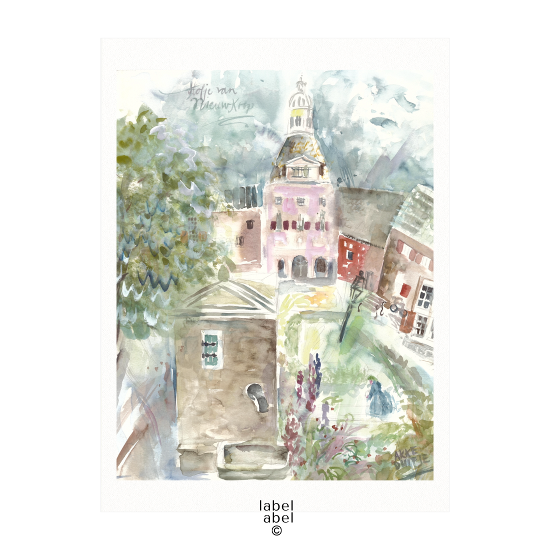 Hofje Van Nieuwkoop - 30×42 Print