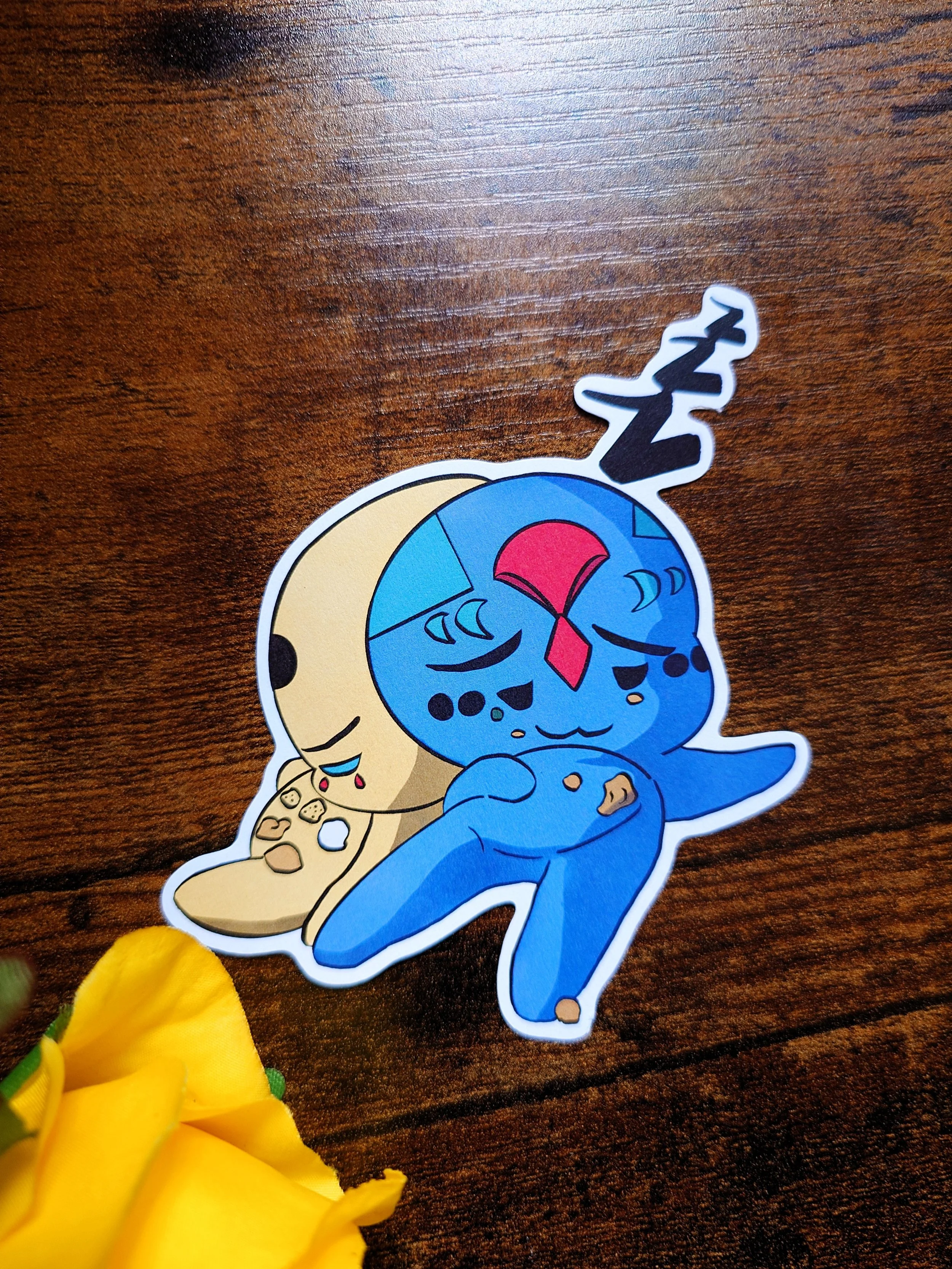 Food Coma Die-Cut Sticker- 100 x 100mm (10cm)
