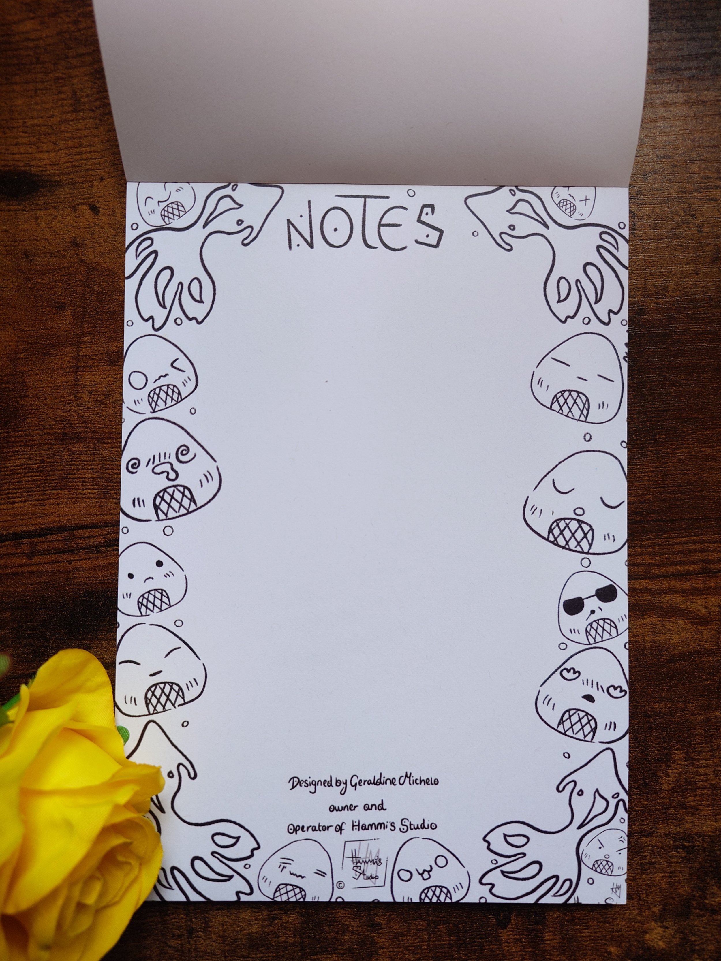 Onigiri Character Notepad