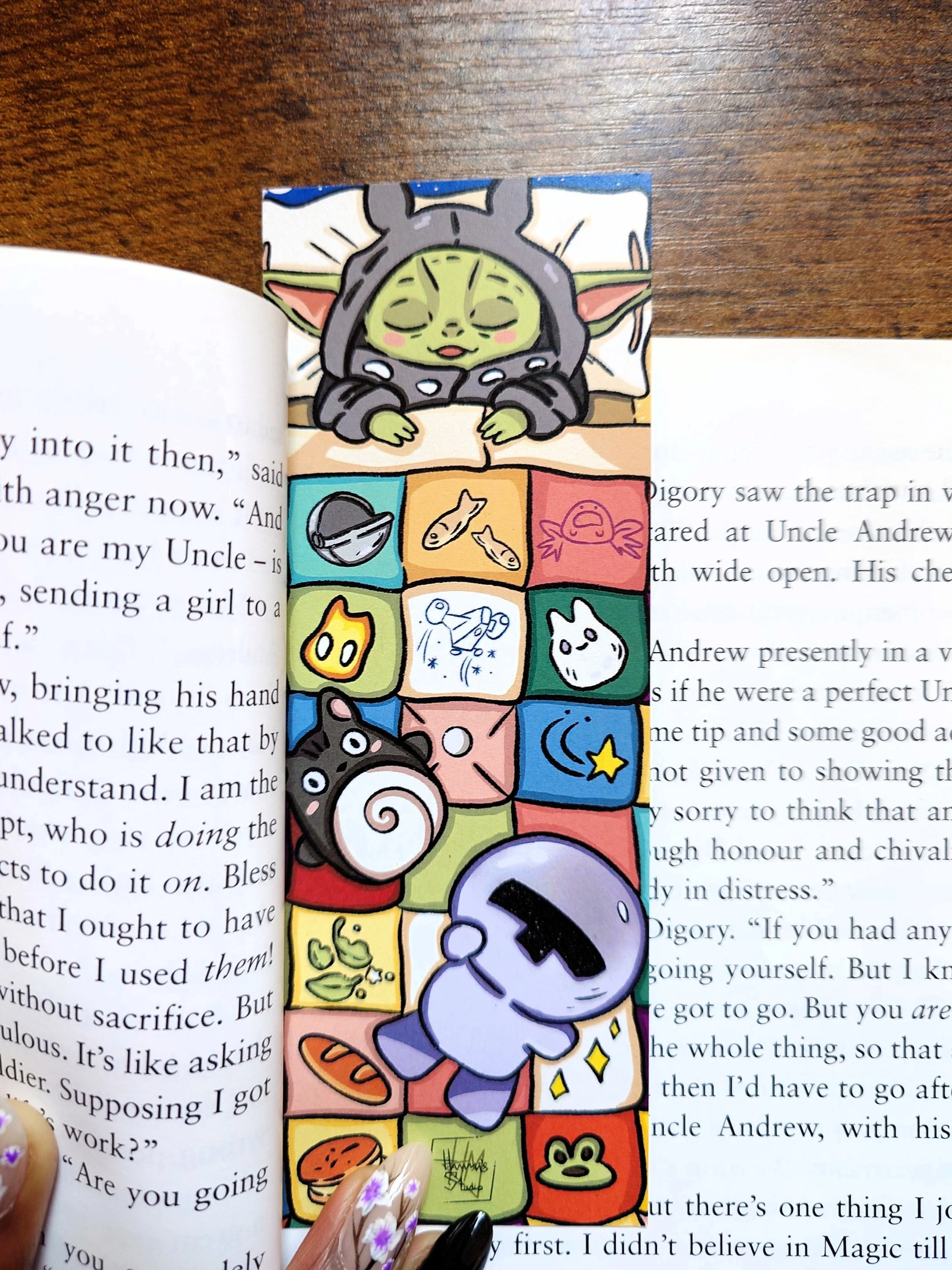 Galaxy Baby Character Bookmark
