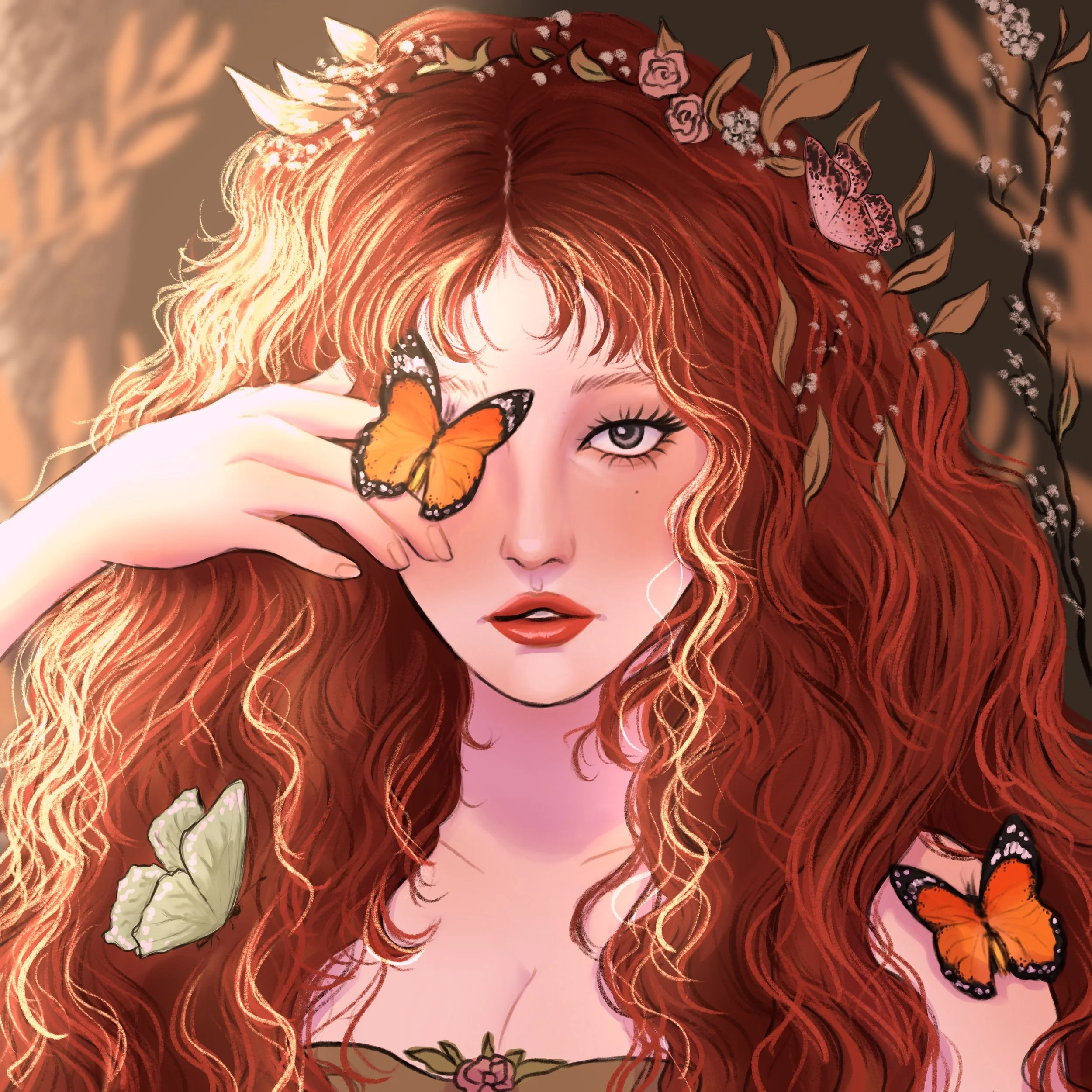 New drawing 🦋 

Sorry that I didn&rsquo;t post that much in the last weeks, life was just really eventful and I struggled with art block. But I feel like I m getting kinda inspired again✨ last weekend I was at a convention and it was so much fun. I 