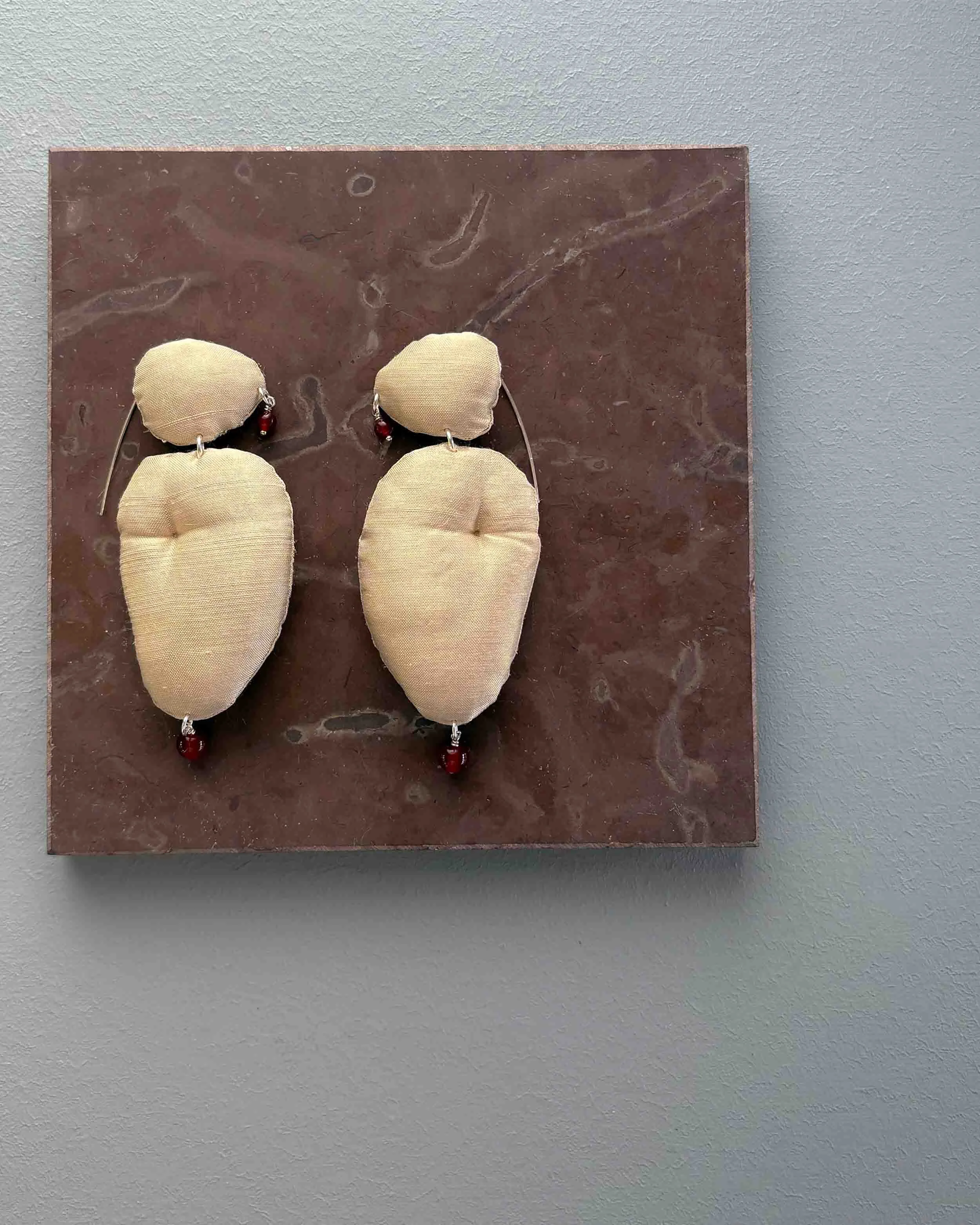 PBL02 Large Double Pebble Earrings