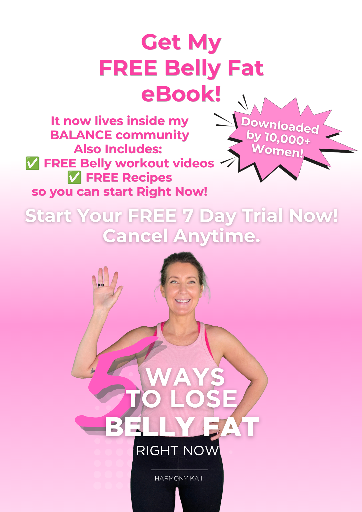 Harmony Kaii Belly Fat eBook has moved to Balance Skool